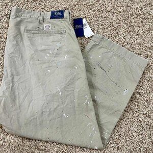 Polo Ralph Lauren Men’s Salinger Straight Paint Splatter Chino Pants, Size 40x30
